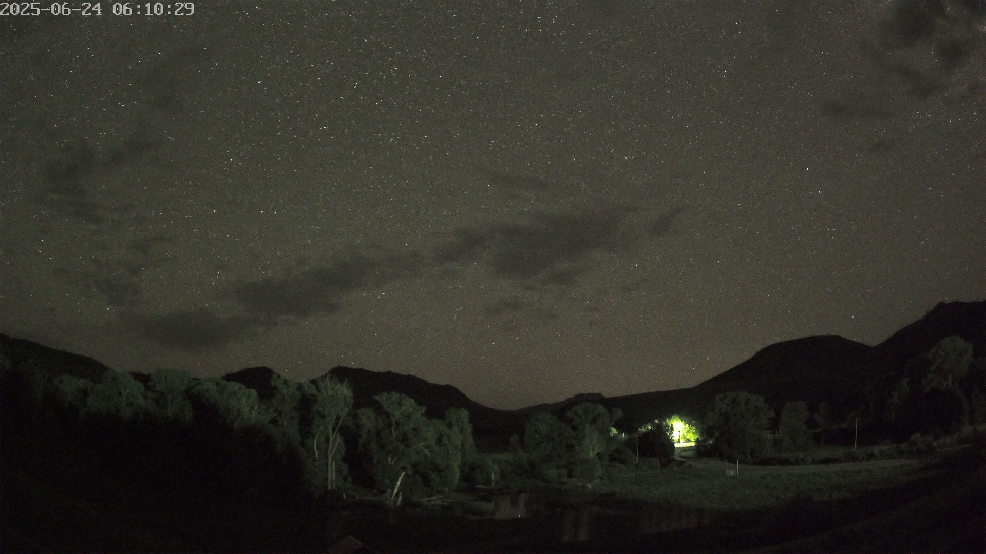 time-lapse frame, Sierra Madre Cam webcam