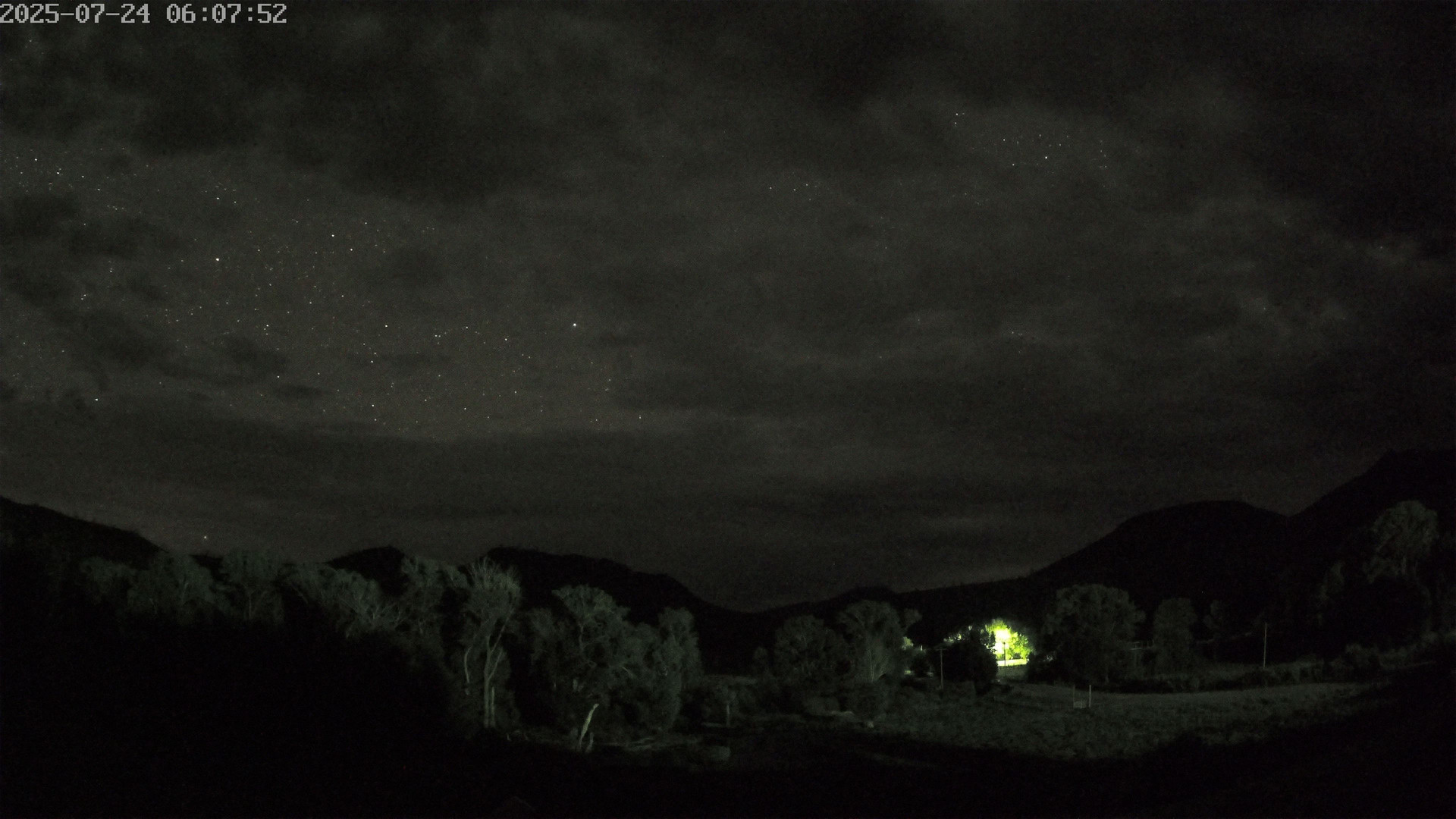 time-lapse frame, Sierra Madre Cam webcam