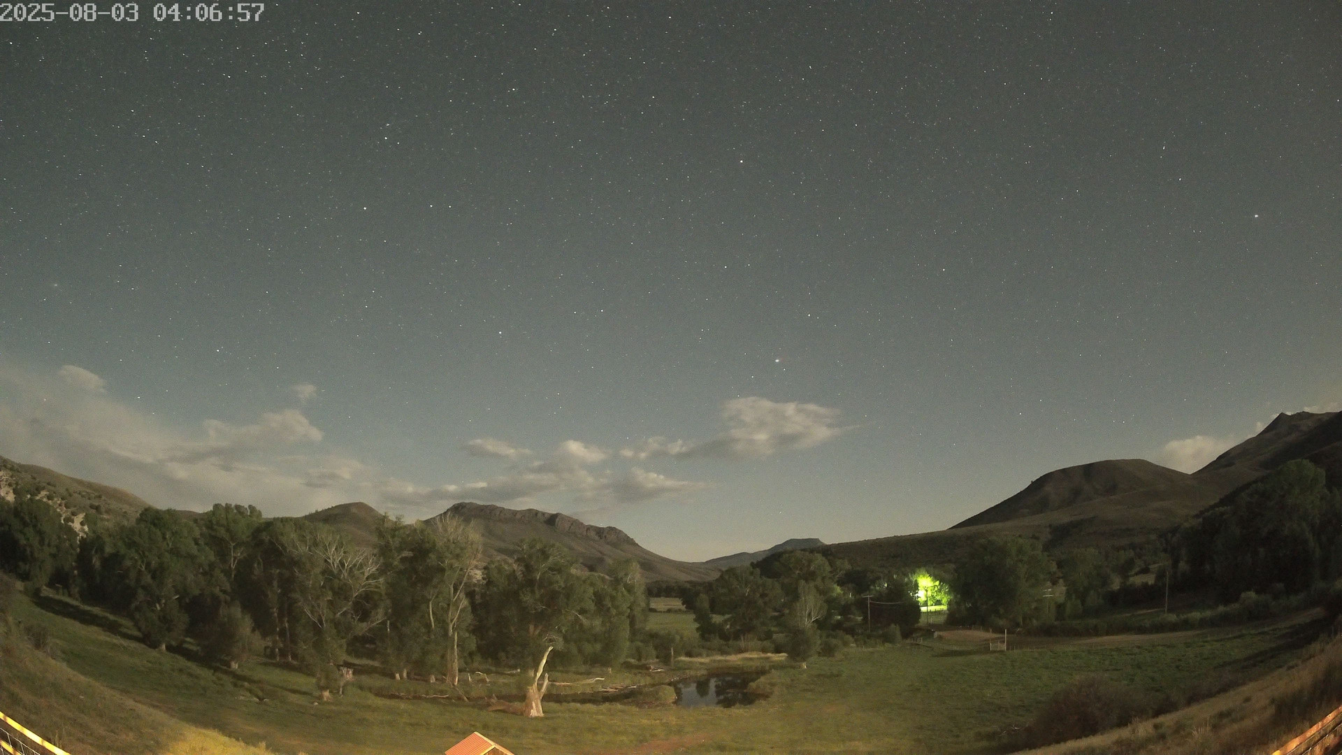 time-lapse frame, Sierra Madre Cam webcam