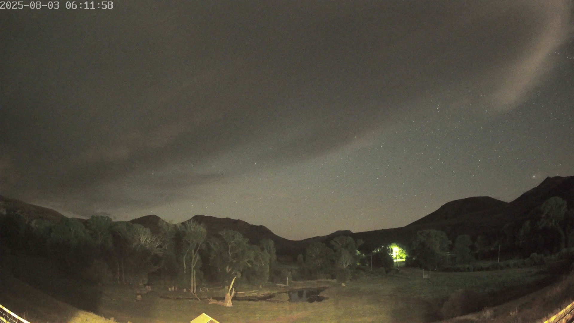 time-lapse frame, Sierra Madre Cam webcam