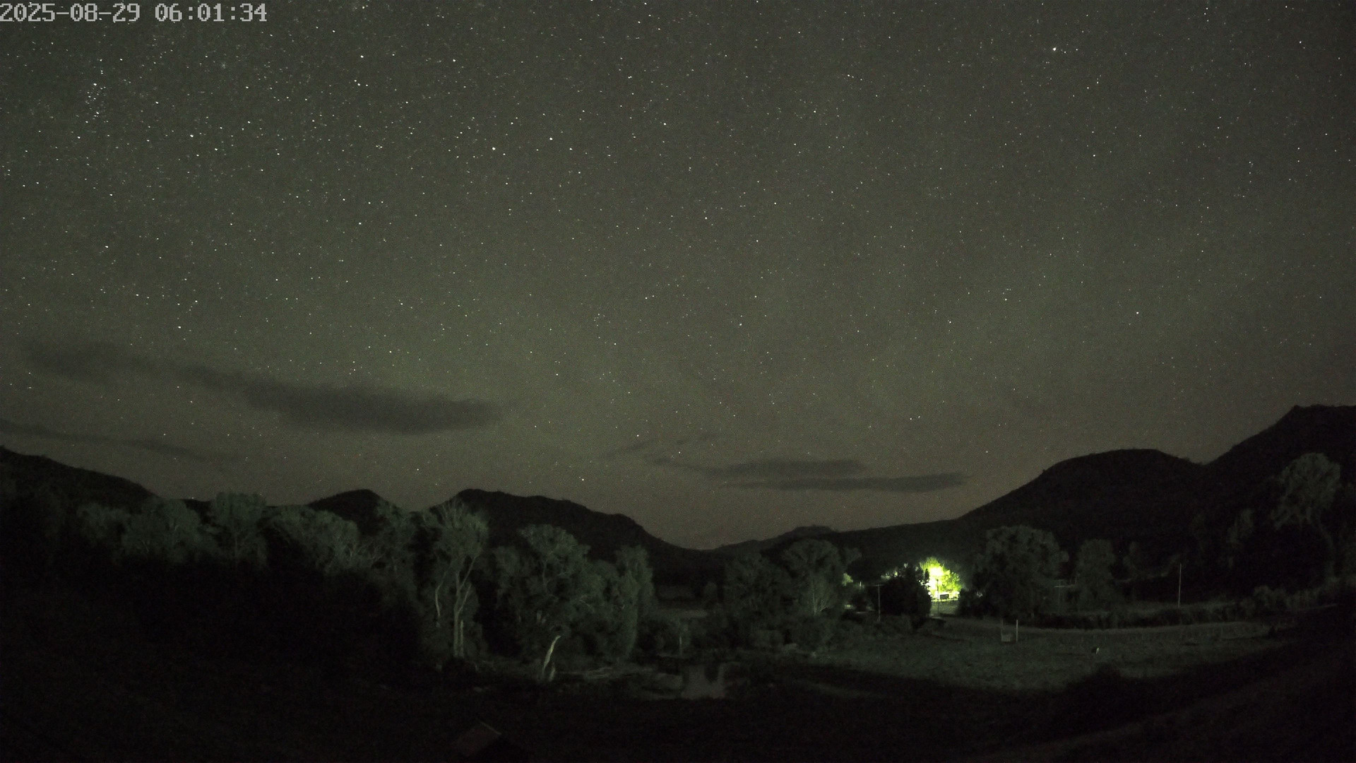 time-lapse frame, Sierra Madre Cam webcam