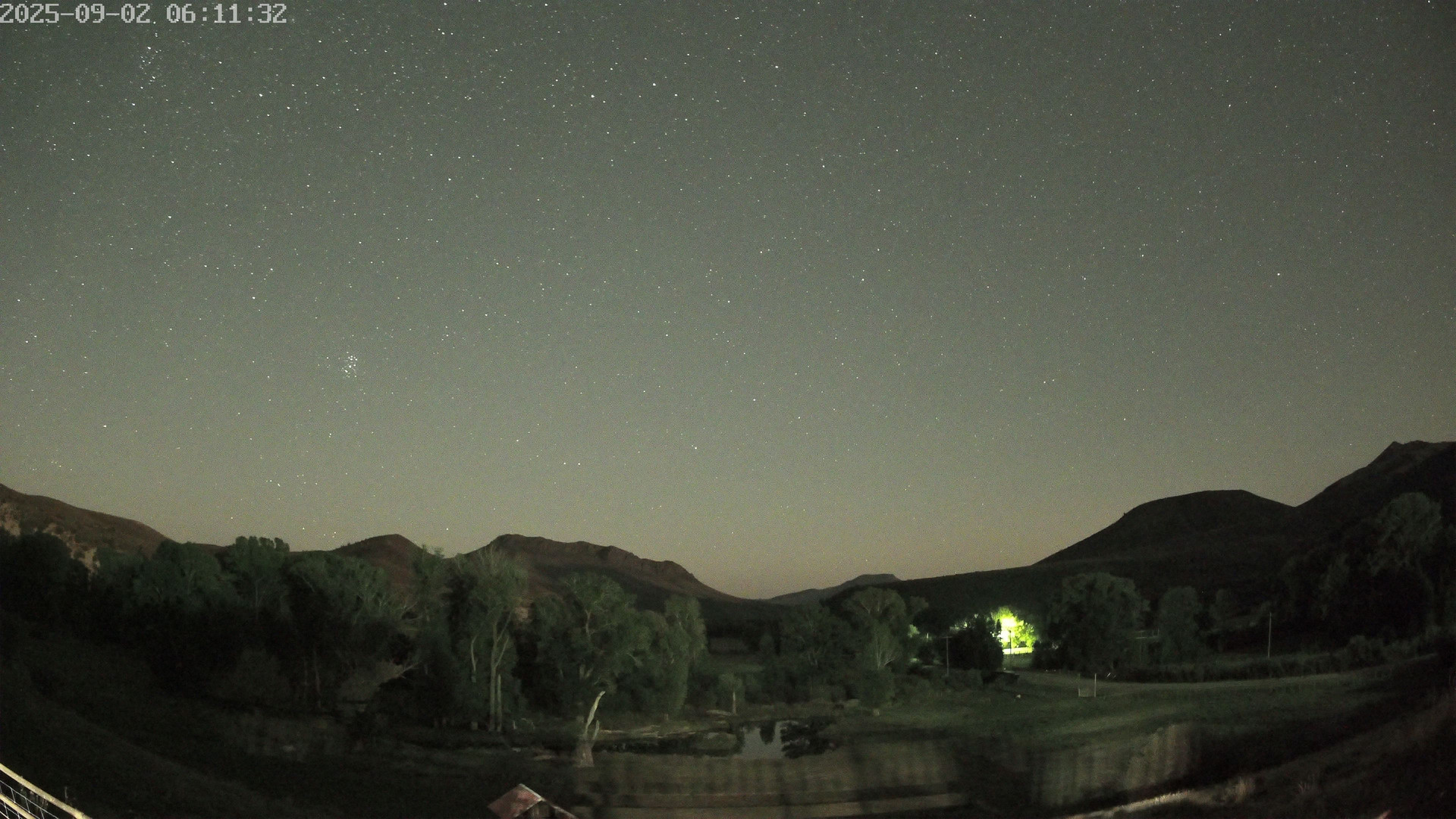 time-lapse frame, Sierra Madre Cam webcam
