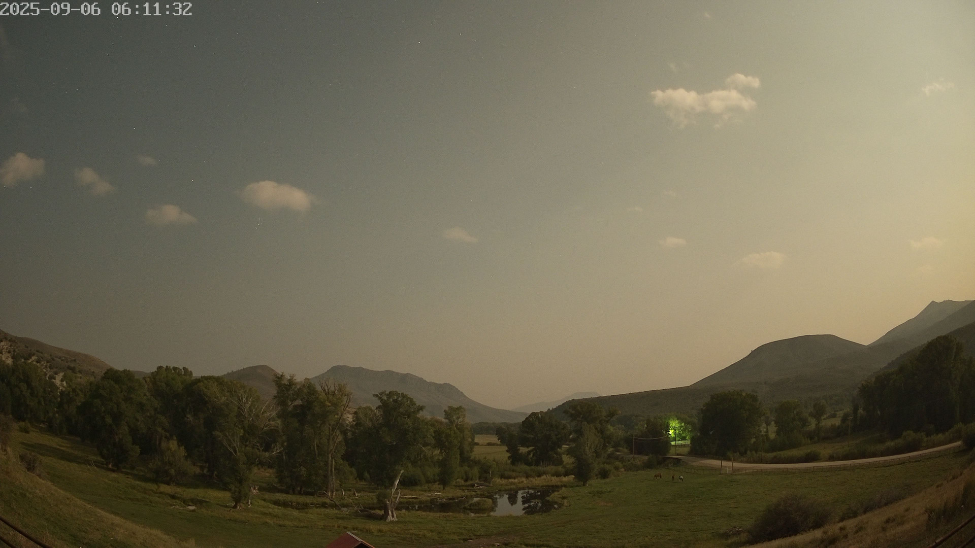 time-lapse frame, Sierra Madre Cam webcam