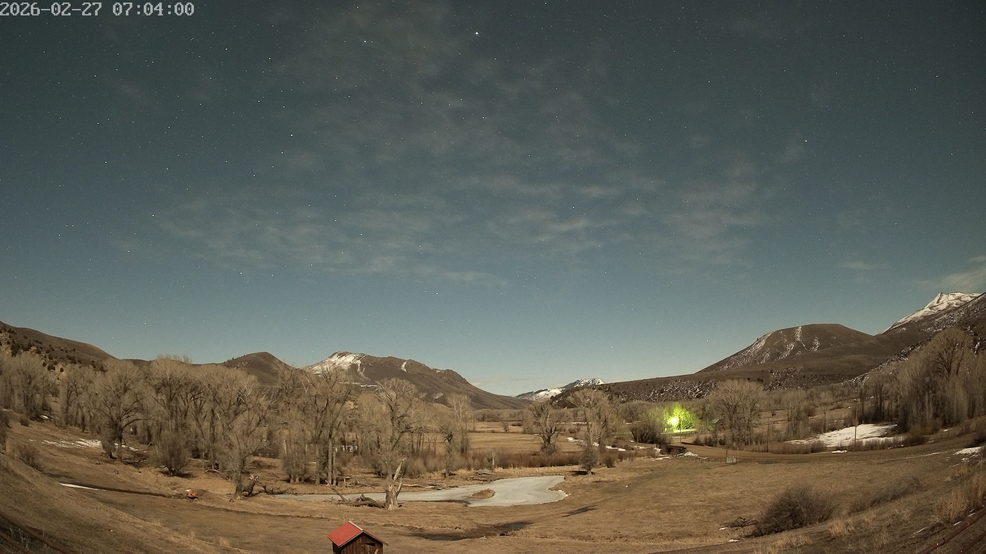 time-lapse frame, Sierra Madre Cam webcam
