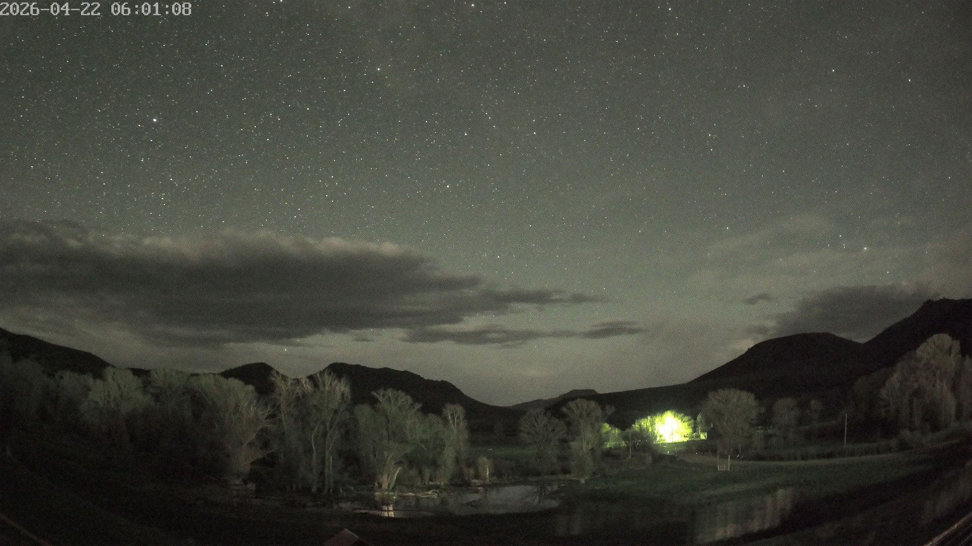 time-lapse frame, Sierra Madre Cam webcam