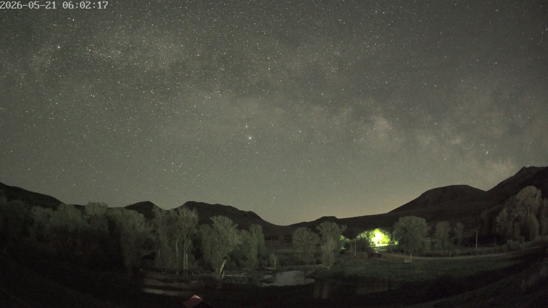 time-lapse frame, Sierra Madre Cam webcam