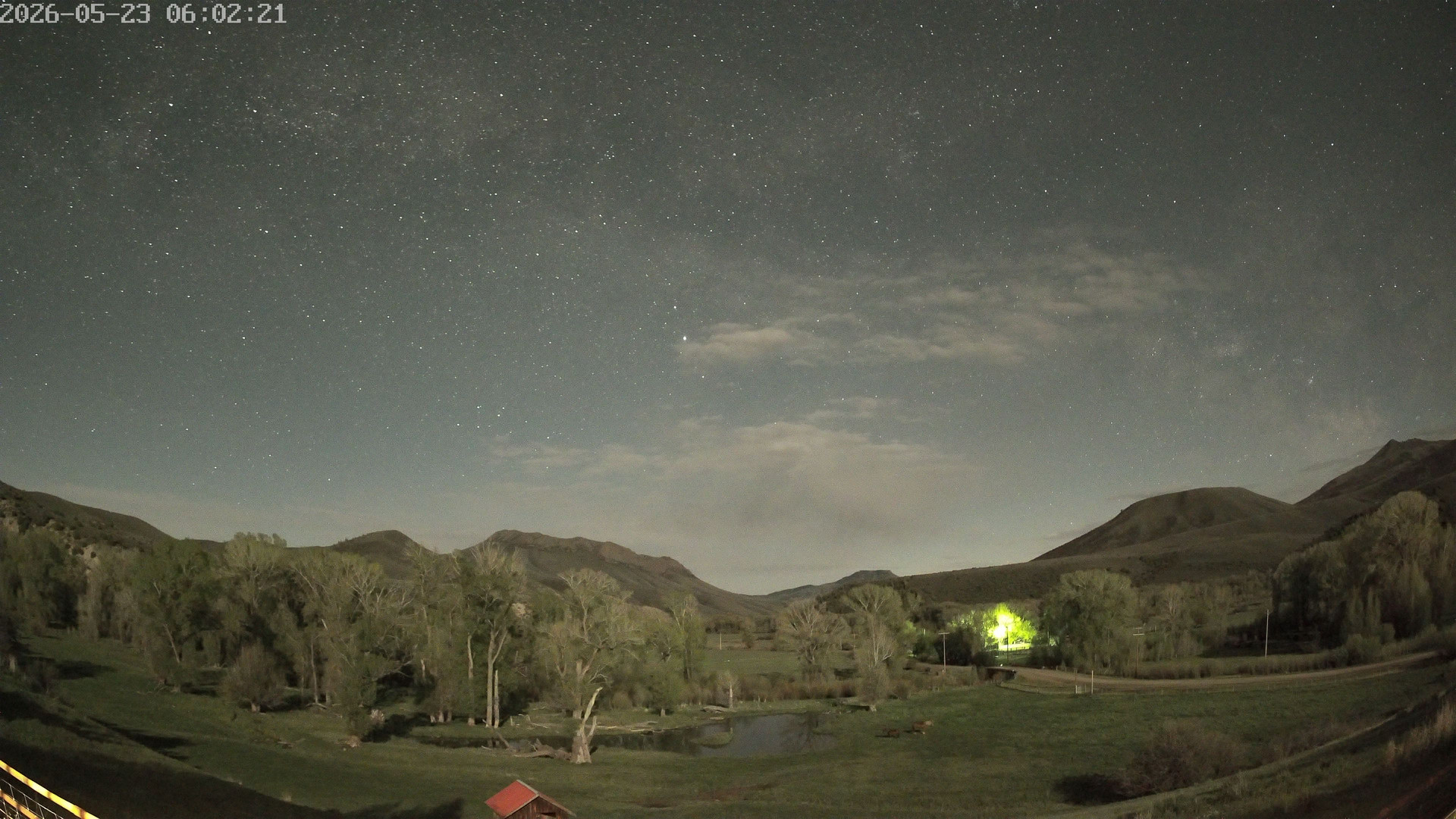 time-lapse frame, Sierra Madre Cam webcam