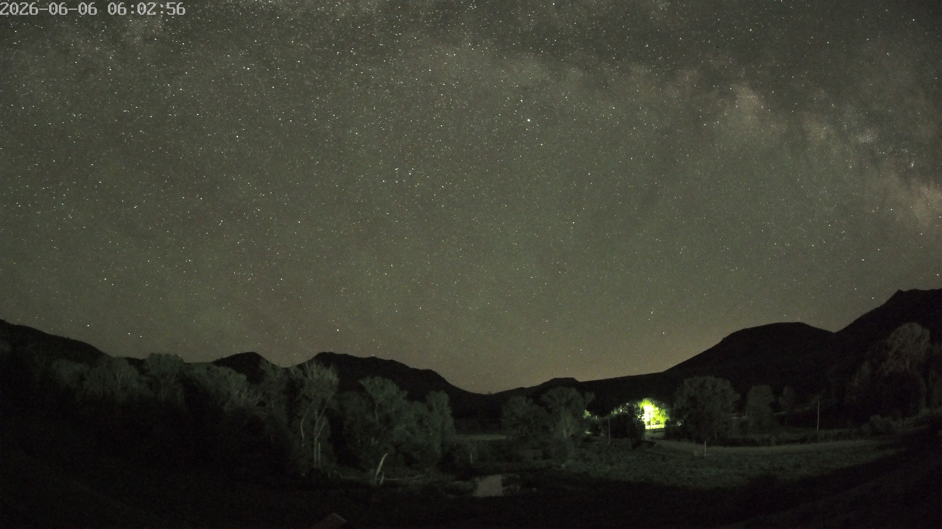 time-lapse frame, Sierra Madre Cam webcam