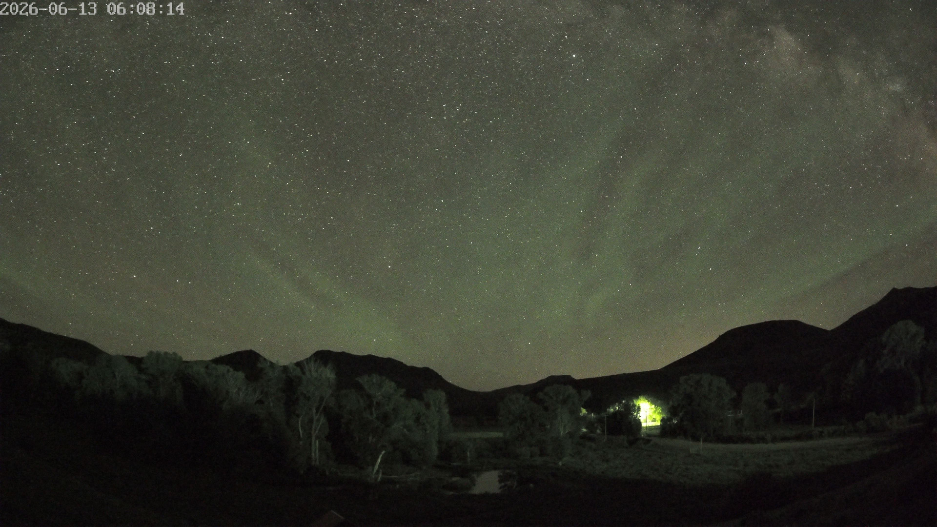 time-lapse frame, Sierra Madre Cam webcam