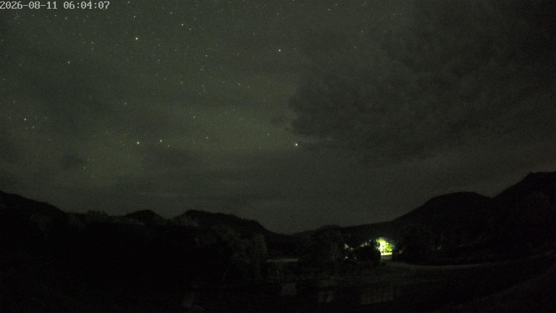 time-lapse frame, Sierra Madre Cam webcam