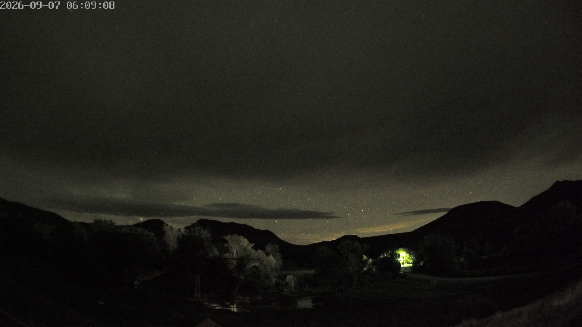 time-lapse frame, Sierra Madre Cam webcam