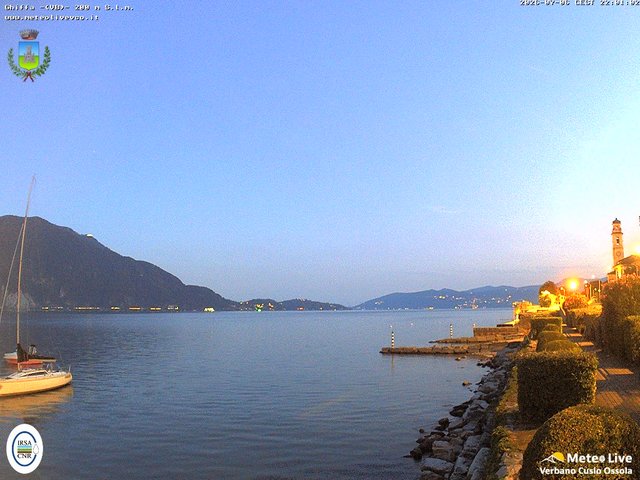 time-lapse frame, Ghiffa webcam