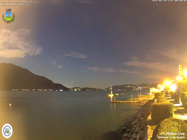 time-lapse frame, Ghiffa webcam