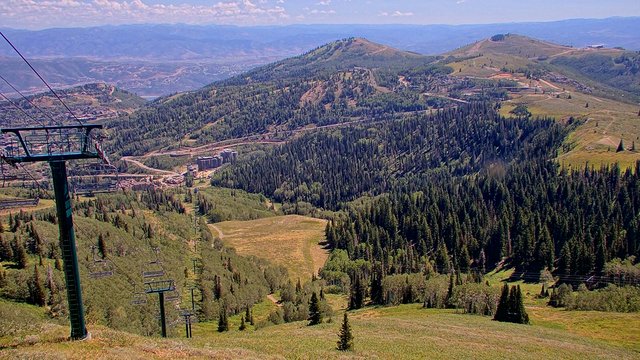 view from Deer Valley Empire Canyon Lodge on 2026-08-25