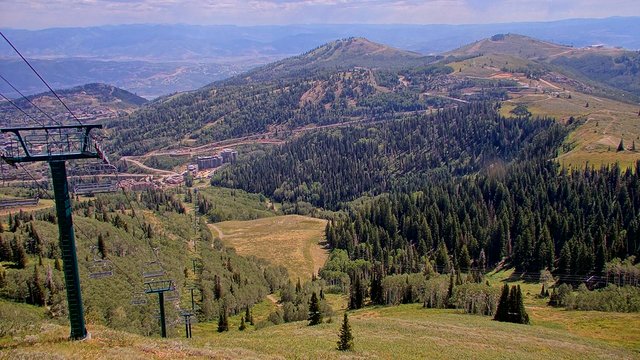 view from Deer Valley Empire Canyon Lodge on 2026-08-26