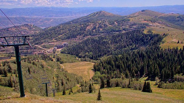 view from Deer Valley Empire Canyon Lodge on 2026-08-27