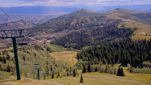 view from Deer Valley Empire Canyon Lodge on 2026-09-02