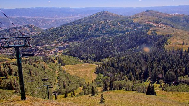time-lapse frame, Deer Valley Empire Canyon Lodge webcam