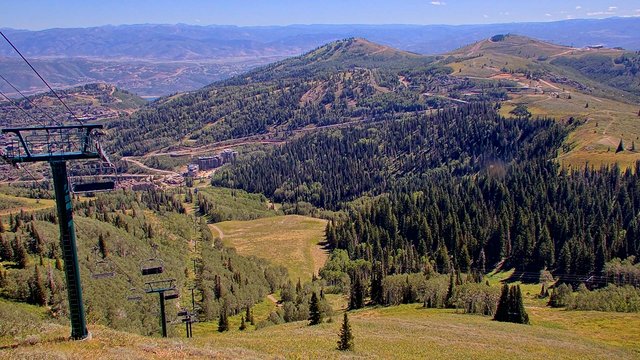 view from Deer Valley Empire Canyon Lodge on 2026-09-04