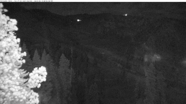 time-lapse frame, Palisades Far East webcam