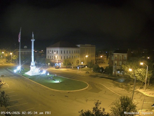 view from Monument Square Center on 2026-09-04