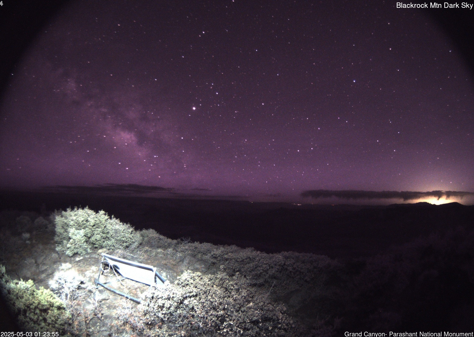 time-lapse frame, Blackrock - Dark Sky webcam