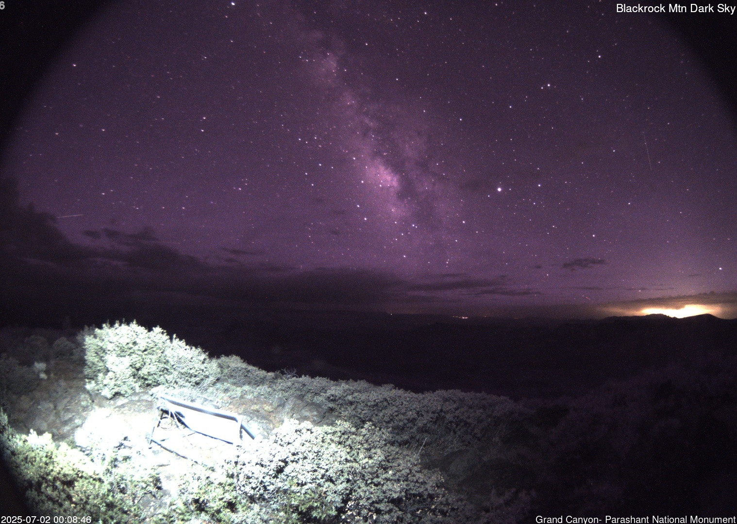 time-lapse frame, Blackrock - Dark Sky webcam