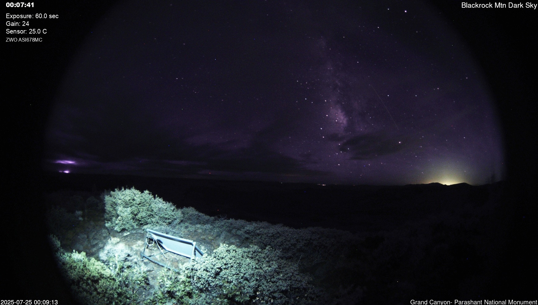 time-lapse frame, Blackrock - Dark Sky webcam