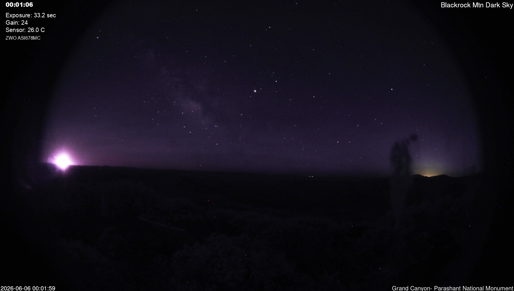 time-lapse frame, Blackrock - Dark Sky webcam