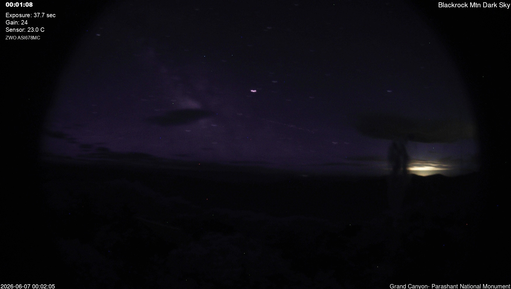 time-lapse frame, Blackrock - Dark Sky webcam