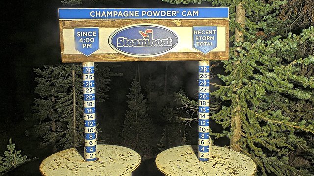 time-lapse frame, Steamboat Champagne Powder webcam