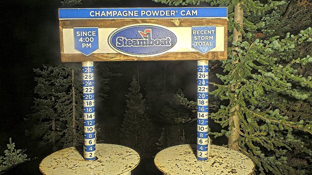 time-lapse frame, Steamboat Champagne Powder webcam