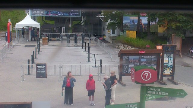 view from Tremblant Base Sud on 2026-08-25