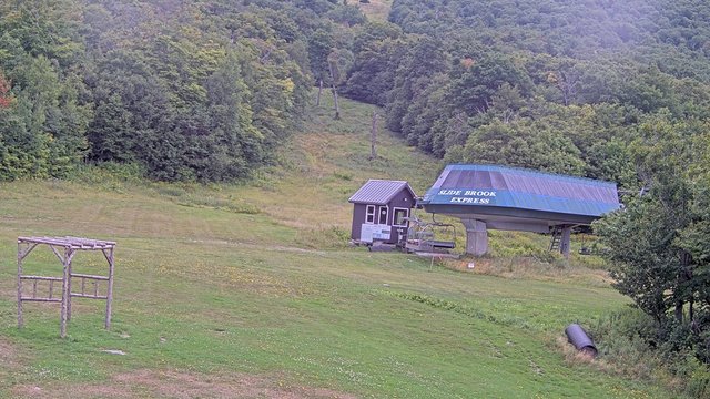 view from Sugarbush Slide Brook Lift on 2026-08-27