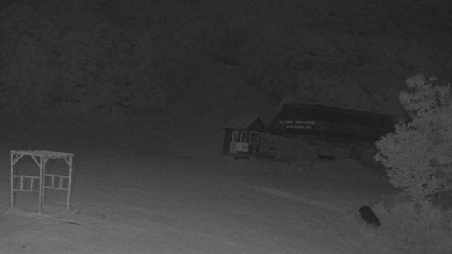 time-lapse frame, Sugarbush Slide Brook Lift webcam