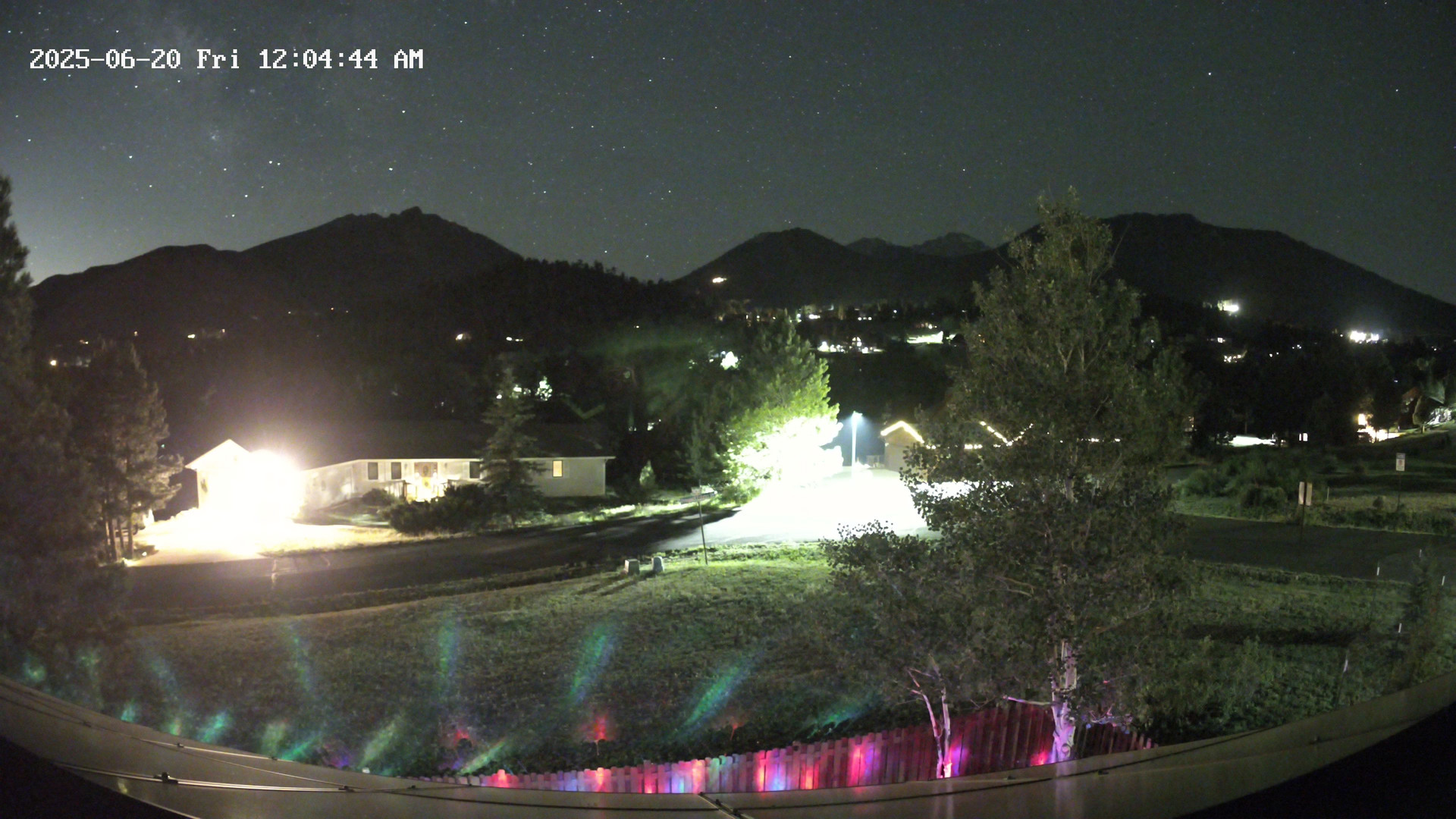 time-lapse frame, Estes Cam webcam