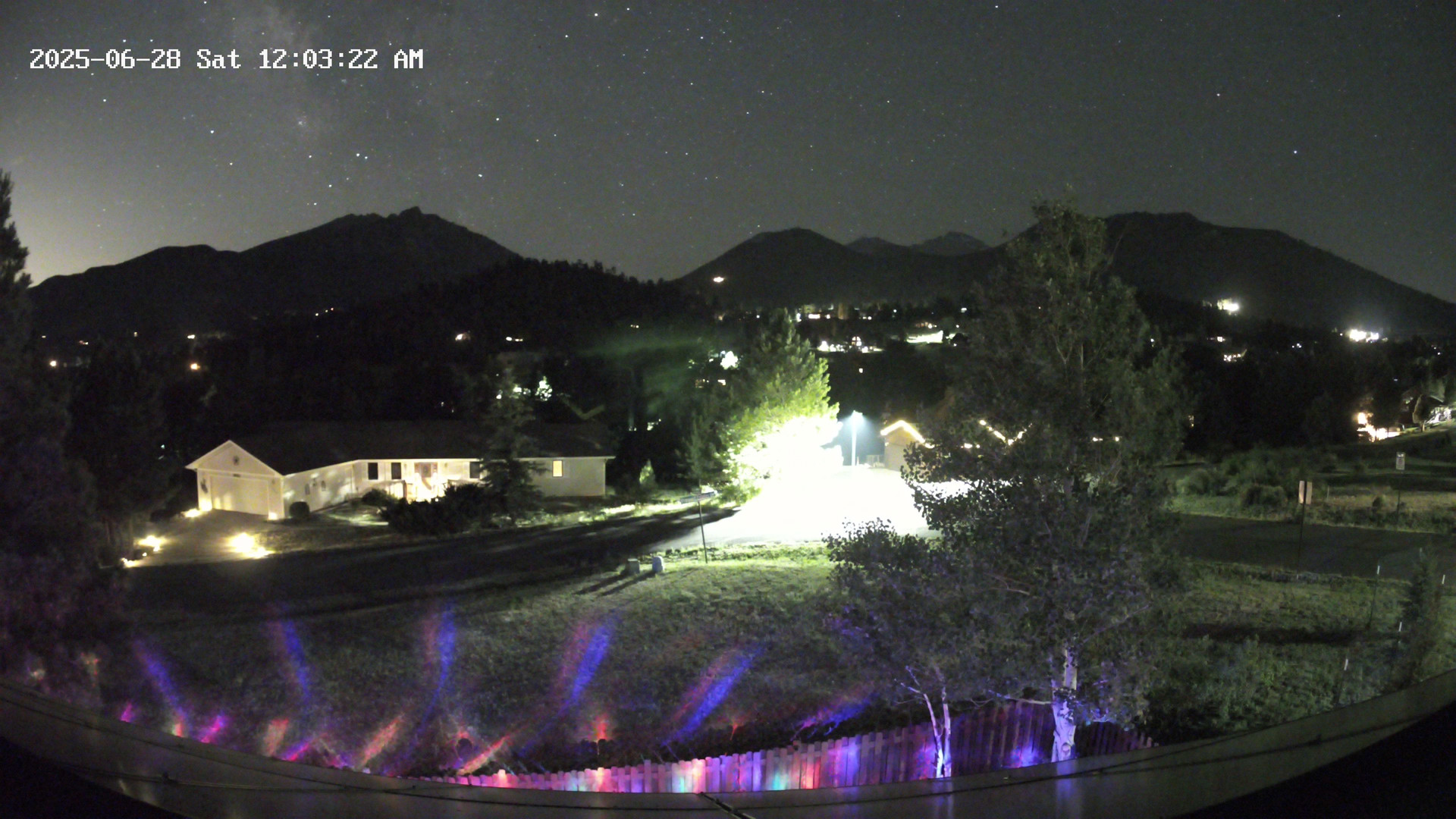 time-lapse frame, Estes Cam webcam
