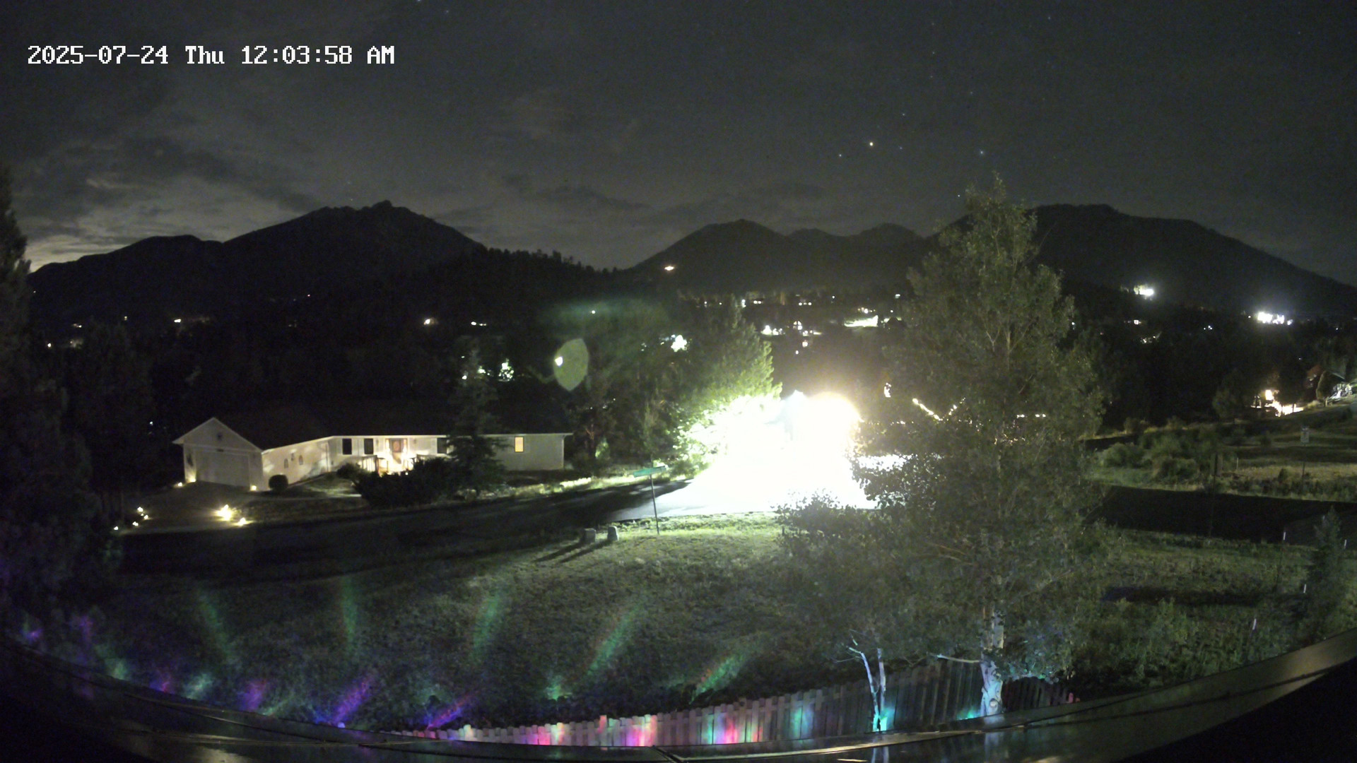 time-lapse frame, Estes Cam webcam