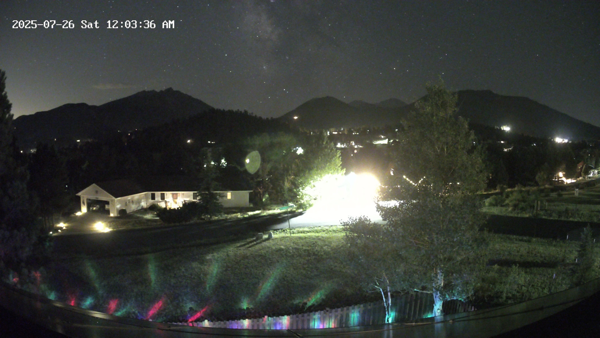 time-lapse frame, Estes Cam webcam