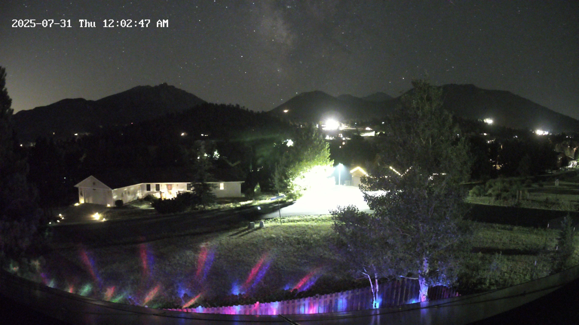 time-lapse frame, Estes Cam webcam