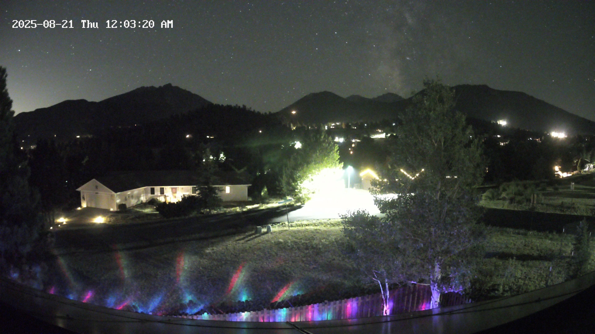 time-lapse frame, Estes Cam webcam