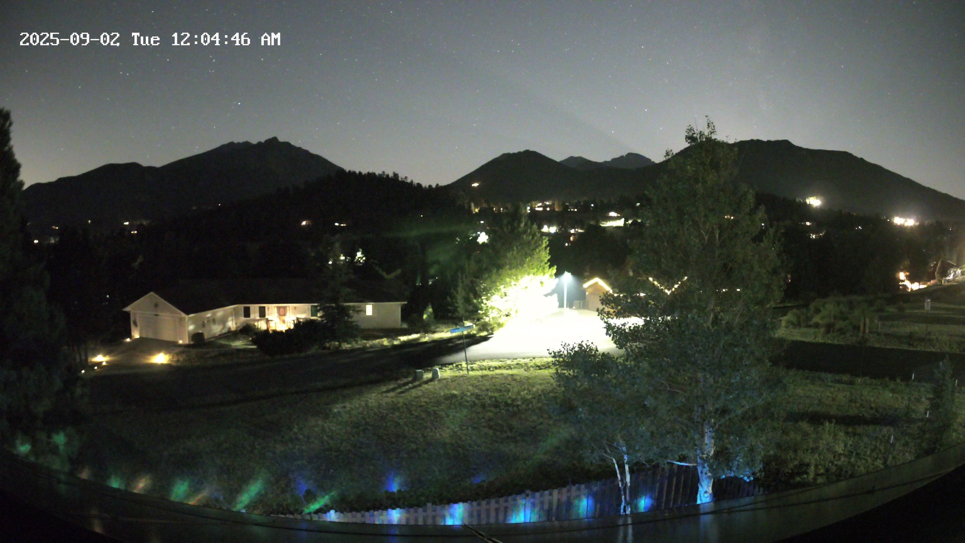 time-lapse frame, Estes Cam webcam