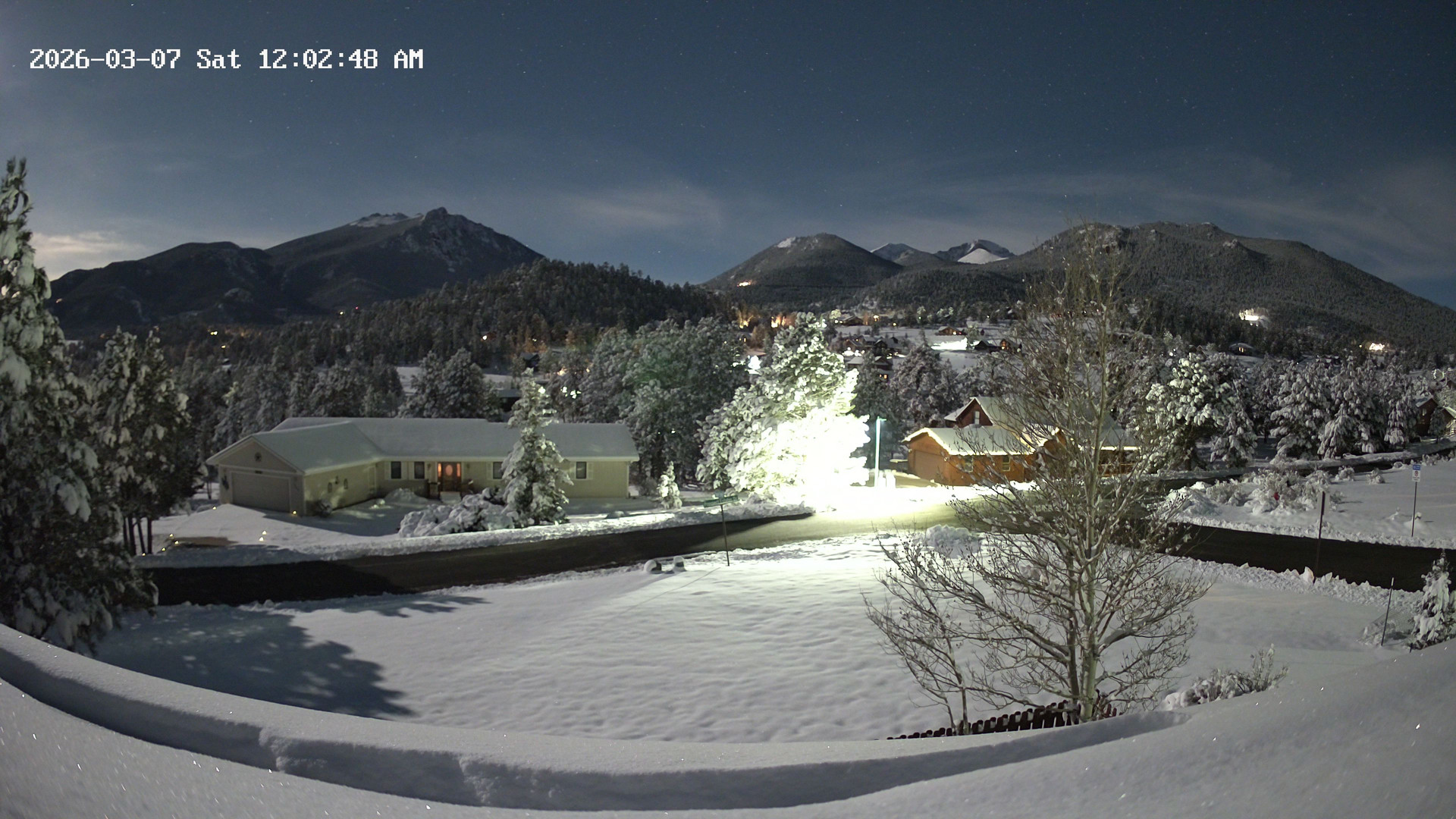 time-lapse frame, Estes Cam webcam