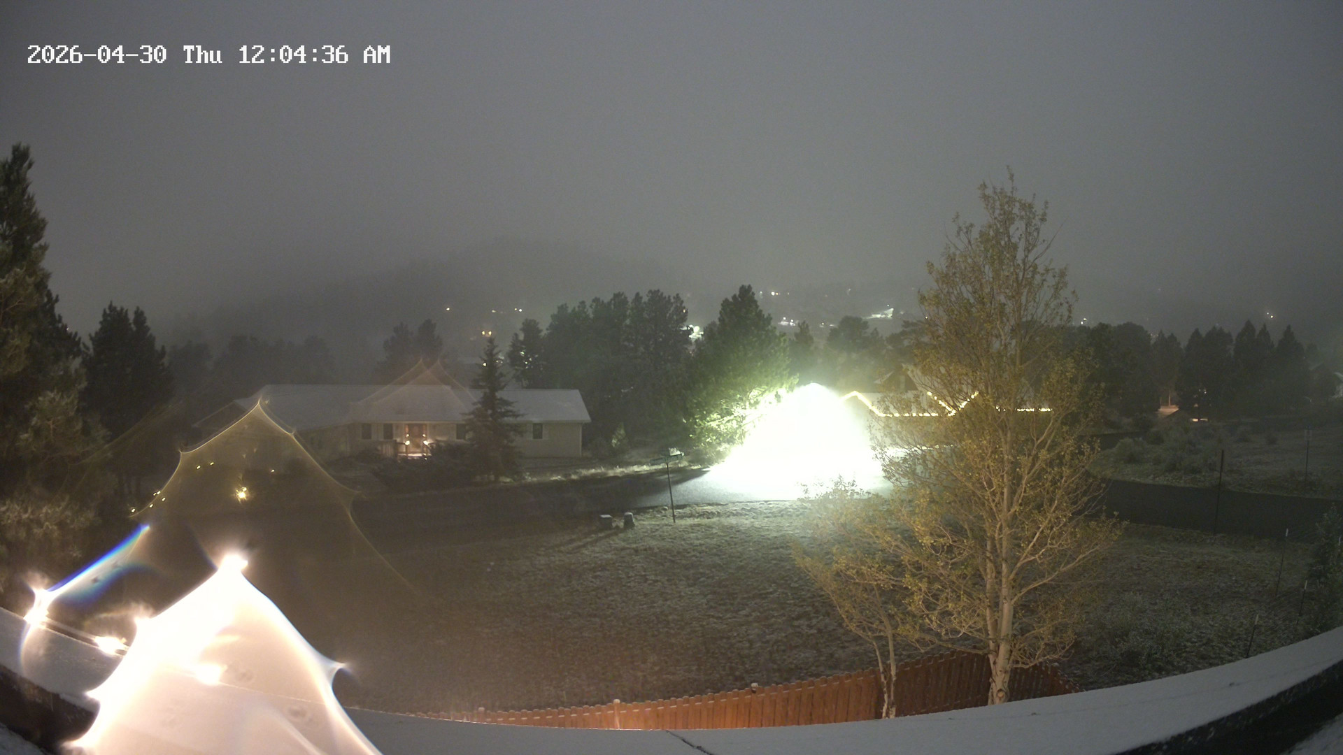 time-lapse frame, Estes Cam webcam