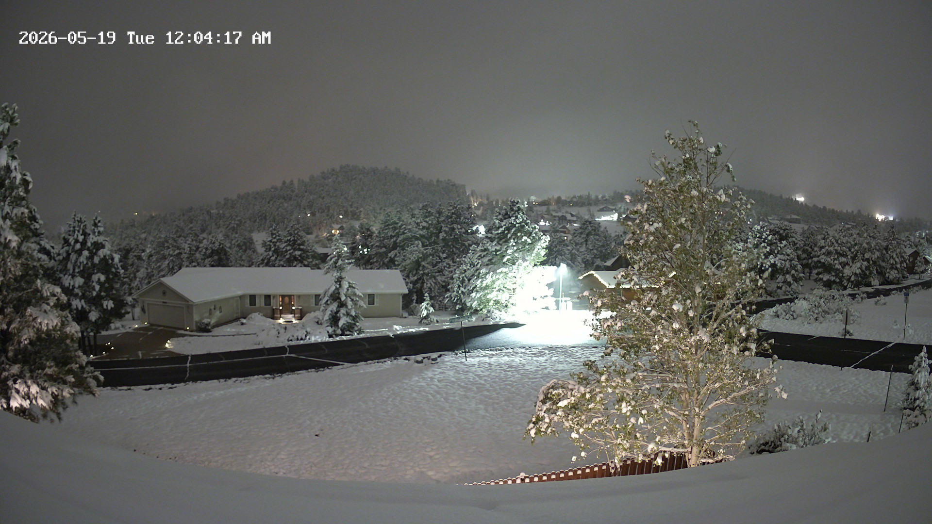 time-lapse frame, Estes Cam webcam