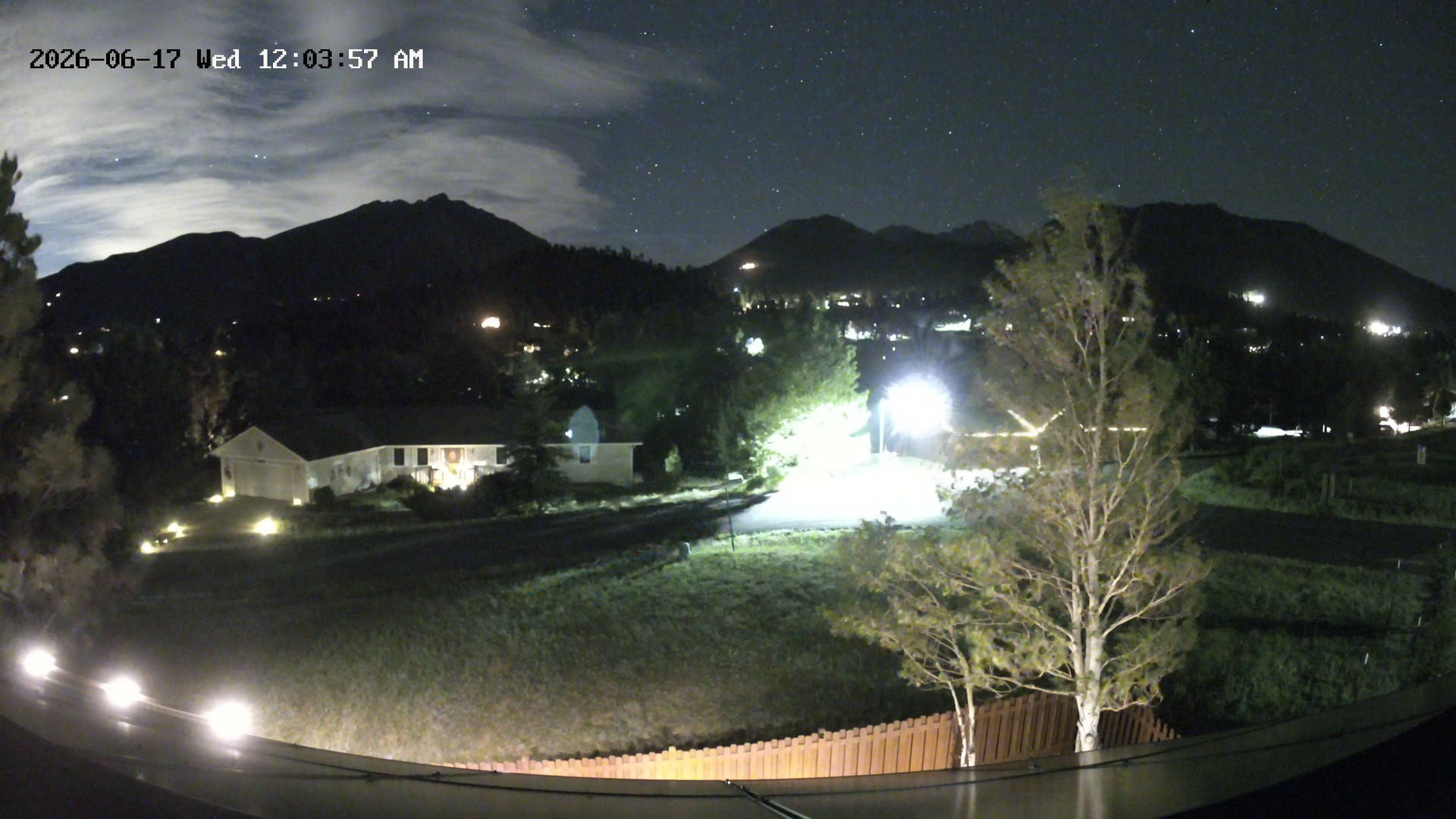 time-lapse frame, Estes Cam webcam