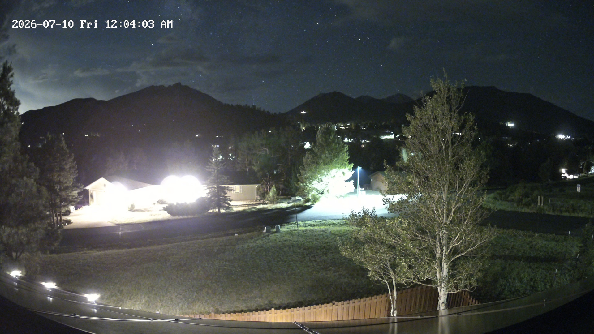 time-lapse frame, Estes Cam webcam