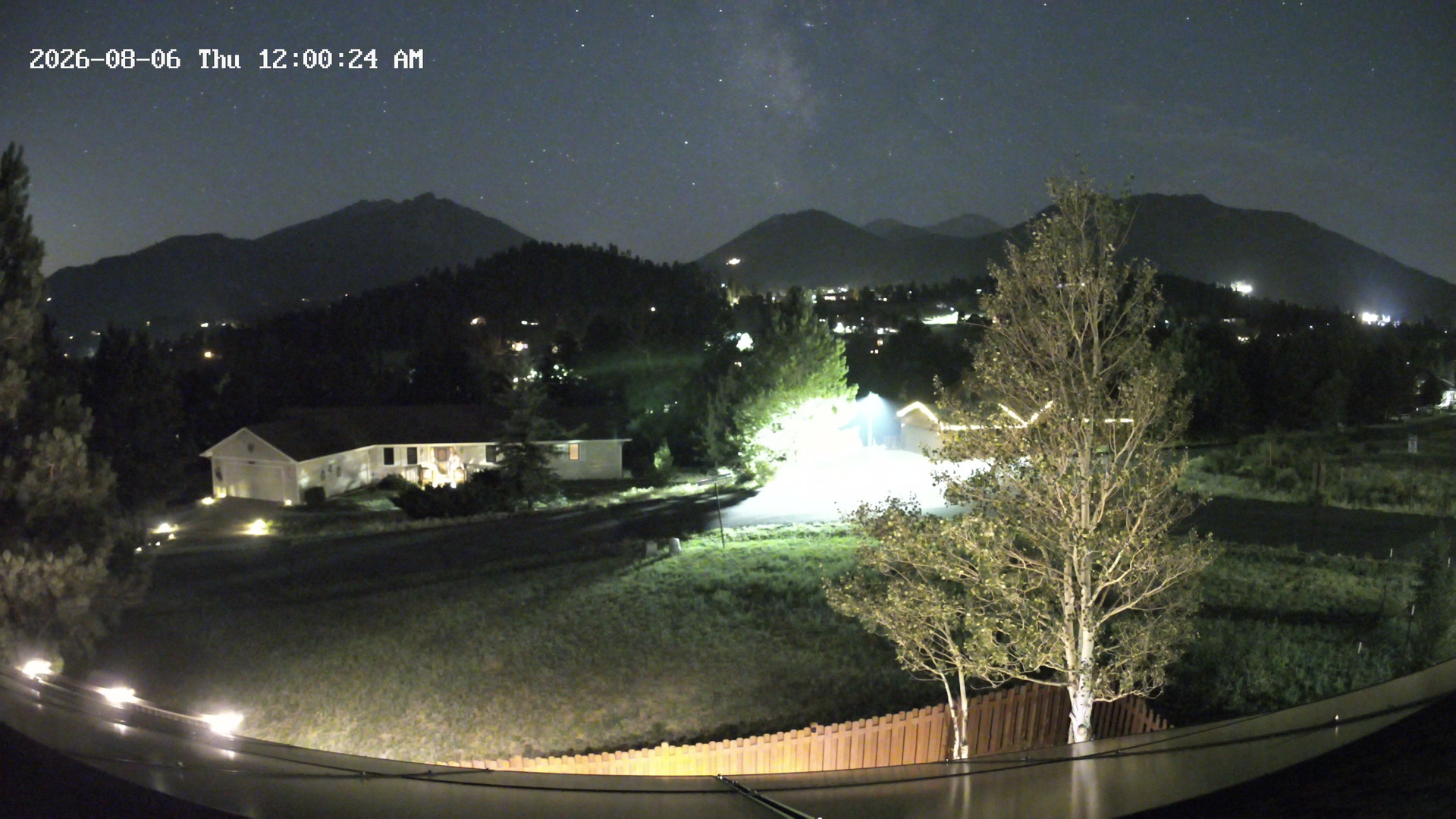 time-lapse frame, Estes Cam webcam