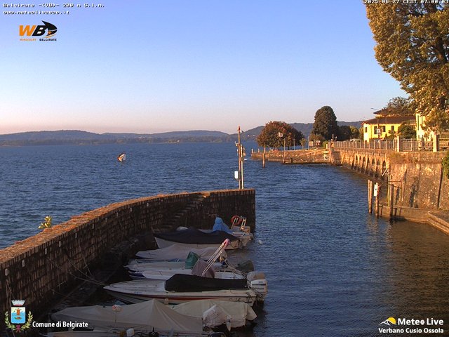 time-lapse frame, Belgirate sud est webcam