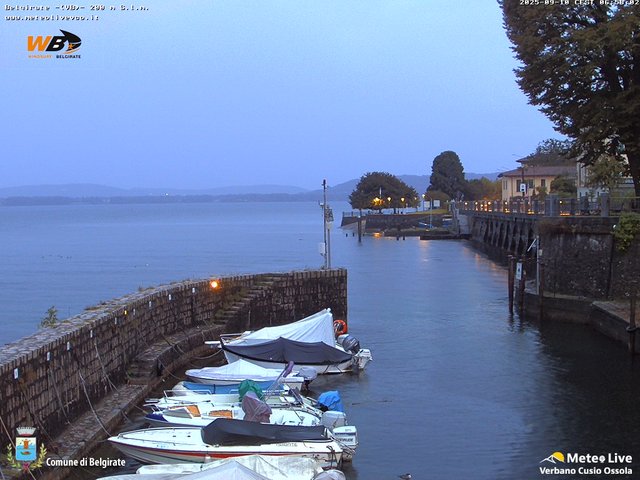 time-lapse frame, Belgirate sud est webcam